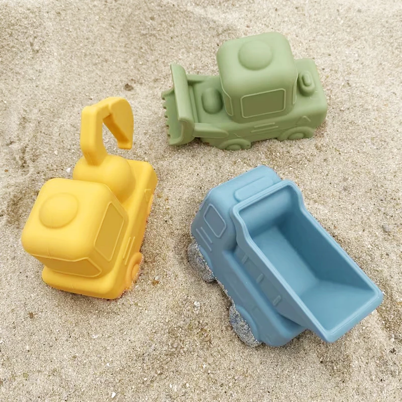 Bpa Free Kids Beach Sand Toys Summer Water Toy Shower Silicone Baby Bath Toy For Babies