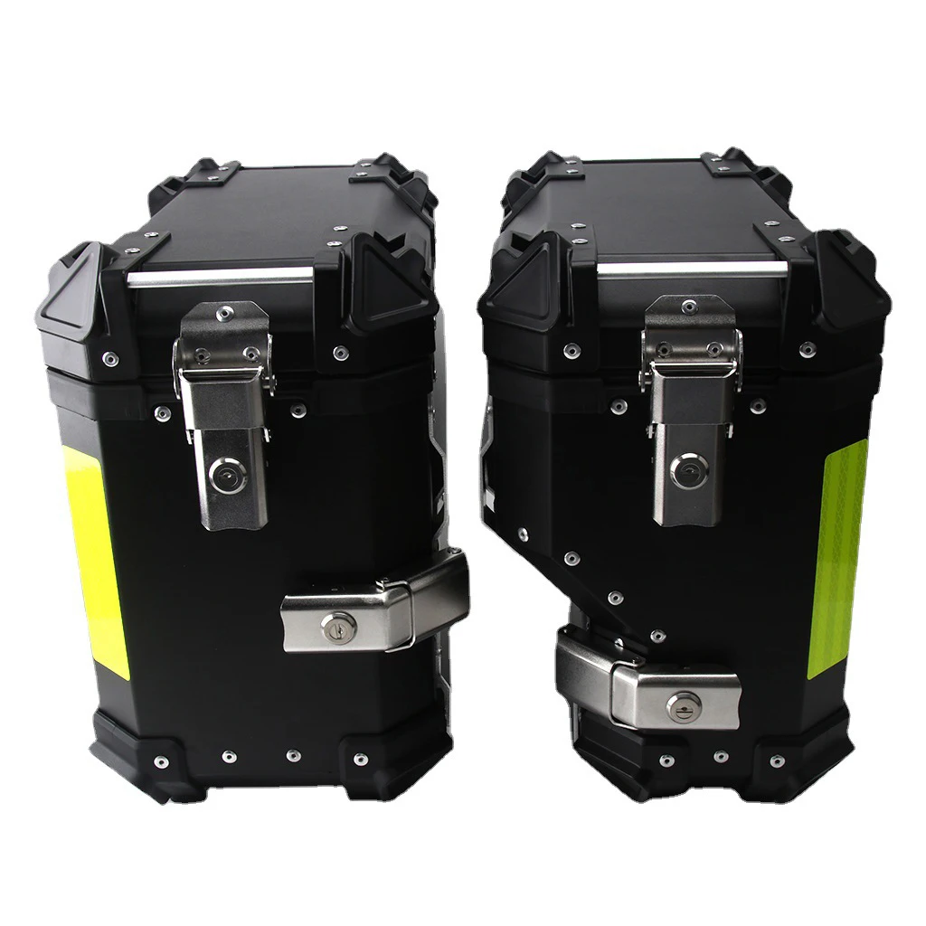 0031 motorcycle top box aluminum Motorcycle Aluminum Alloy  Luggage Delivery Traffic enforcement document box