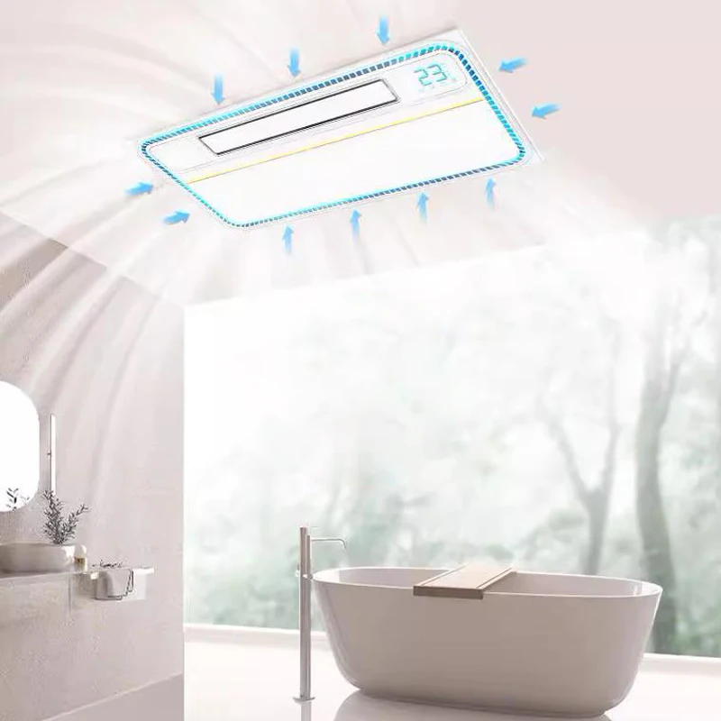 Australian certification  CE Bathroom  heater  or ceiling-mounted temperature display exhaust fan blowing lighting LED light