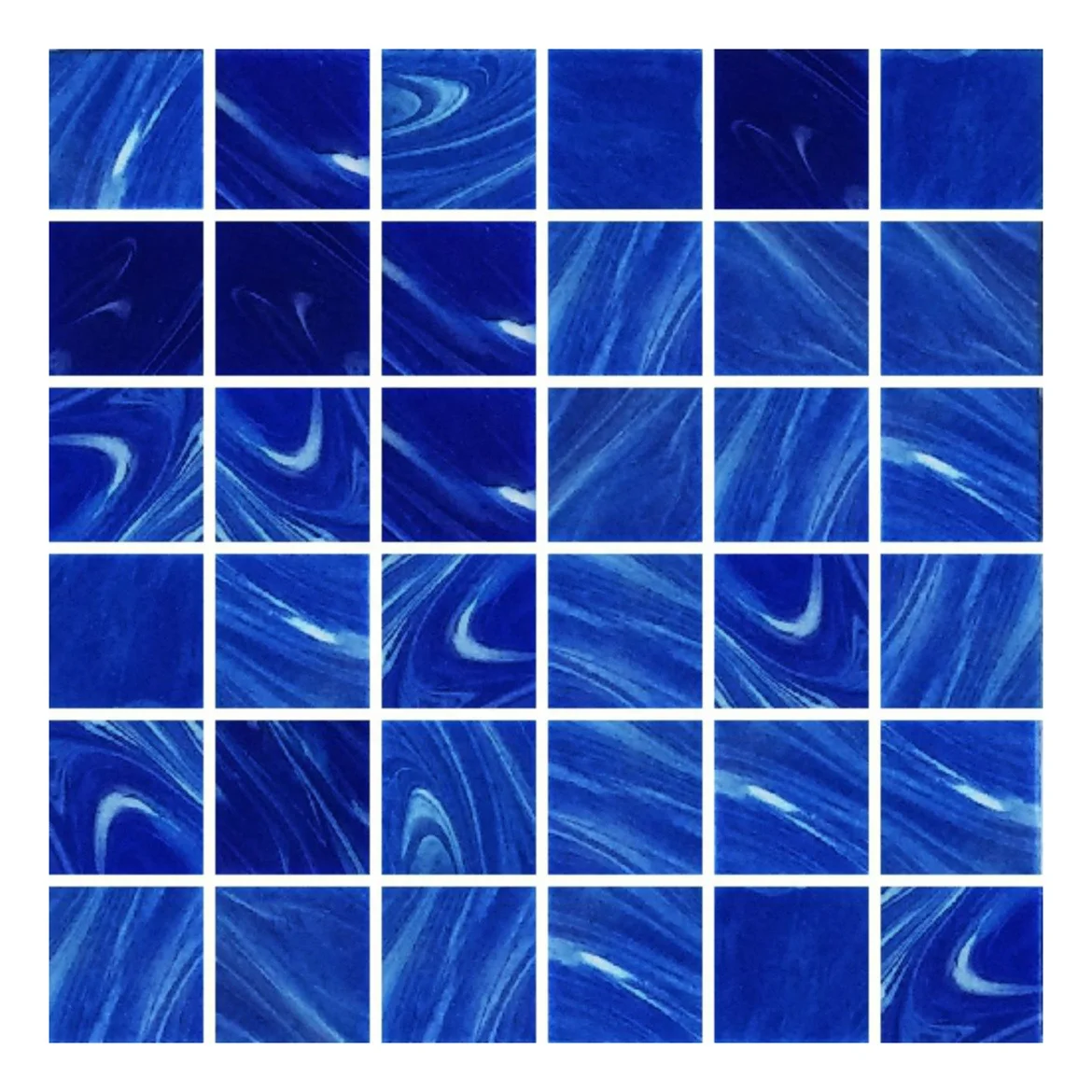 Mosaic Tile Manufacturer Glass Crystal Blue Swimming Pool Tiles Mosaic Custom Blue Crystal Ceramic Mosaic