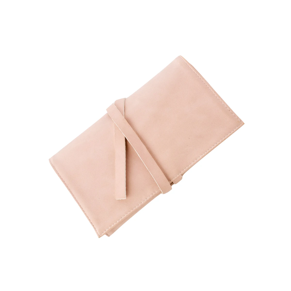 Eco Friendly Soft Vegan Leather Roll Up Cosmetic Bag Pouch Small Travel Large Capacity High Quality Makeup Brush Holder Silicon