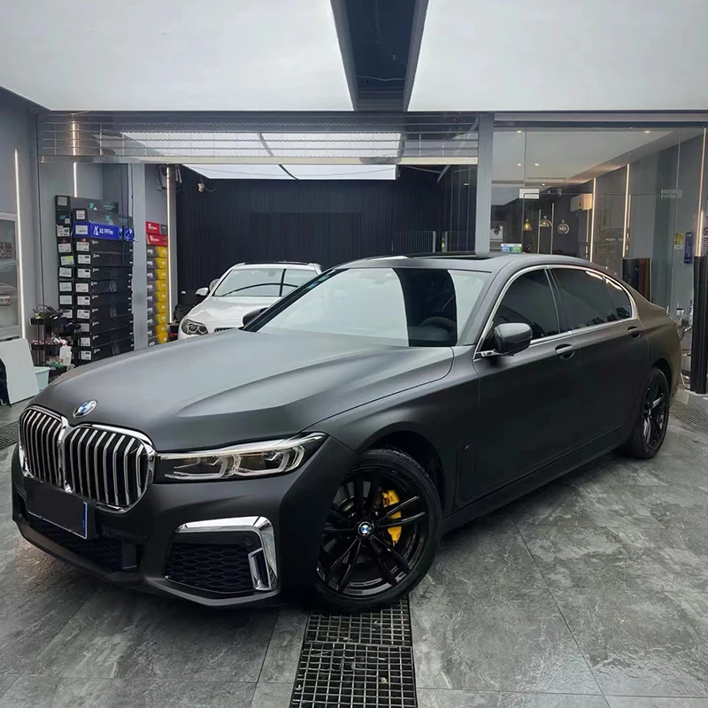 High Quality Ultimate Flat Black Matte Black Vinyl Wrap Air Bubbles Free For Car Wrapping Film 1.52*18M