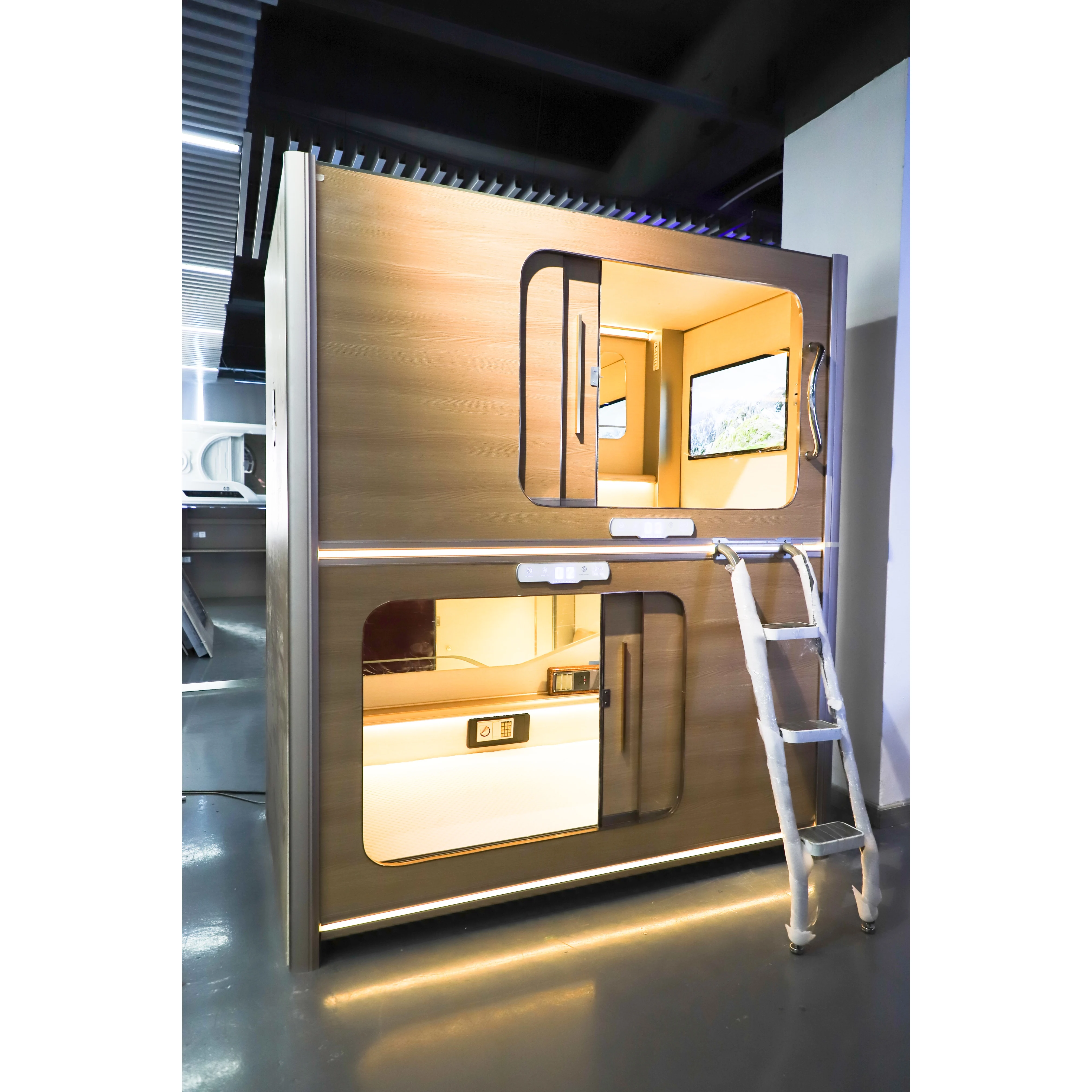 Chinese Factory Supply Space Saving Fireproof Capsule Hotel Sleeping Pods