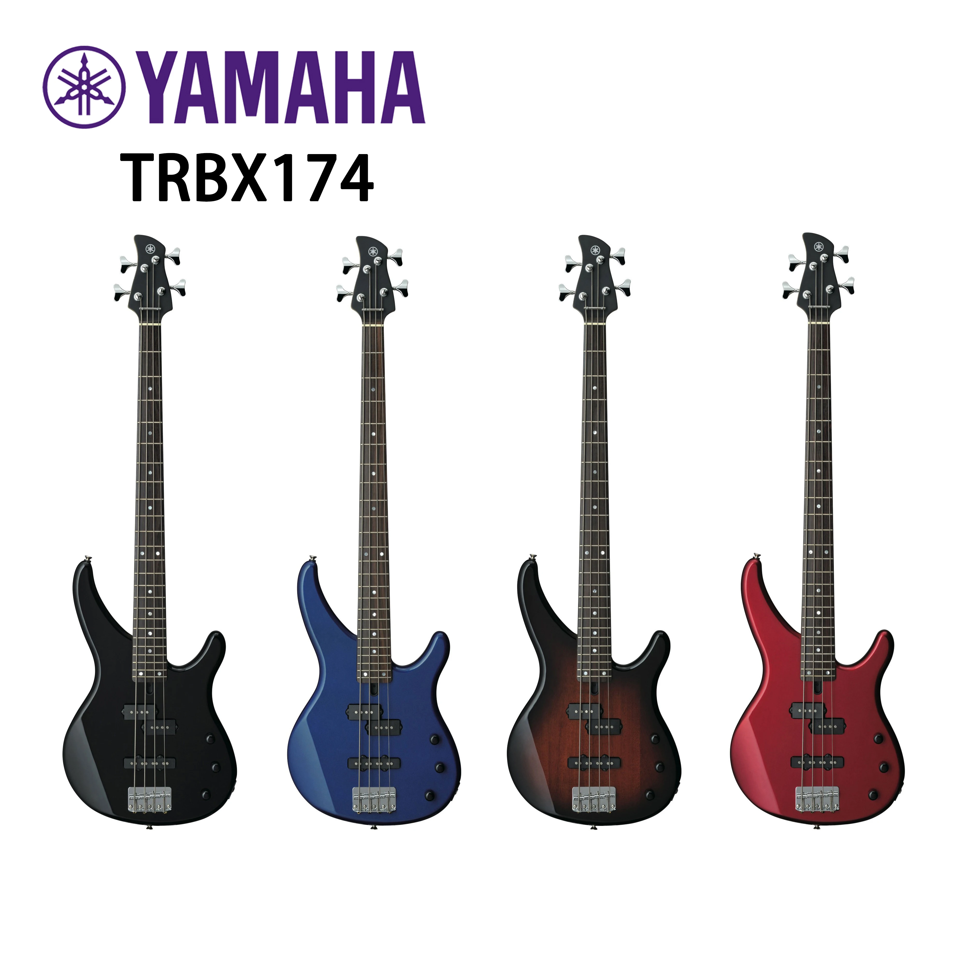 YAMAHA ELECTRIC BASS TRBX174 Professional Four-String Stage Performance Instrument for Music Enthusiasts