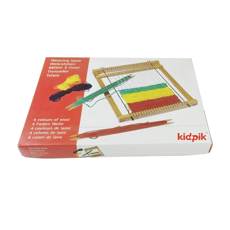 Wood Loom Wooden Handcraft Set Handmade Weaving By Primary And Secondary School Students Mini Wooden Weaving Loom