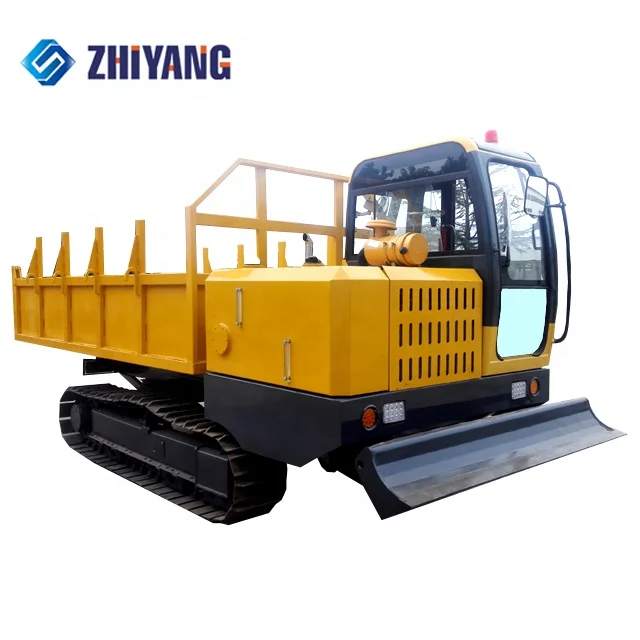 China 10ton capacity crawler dumper with grapple