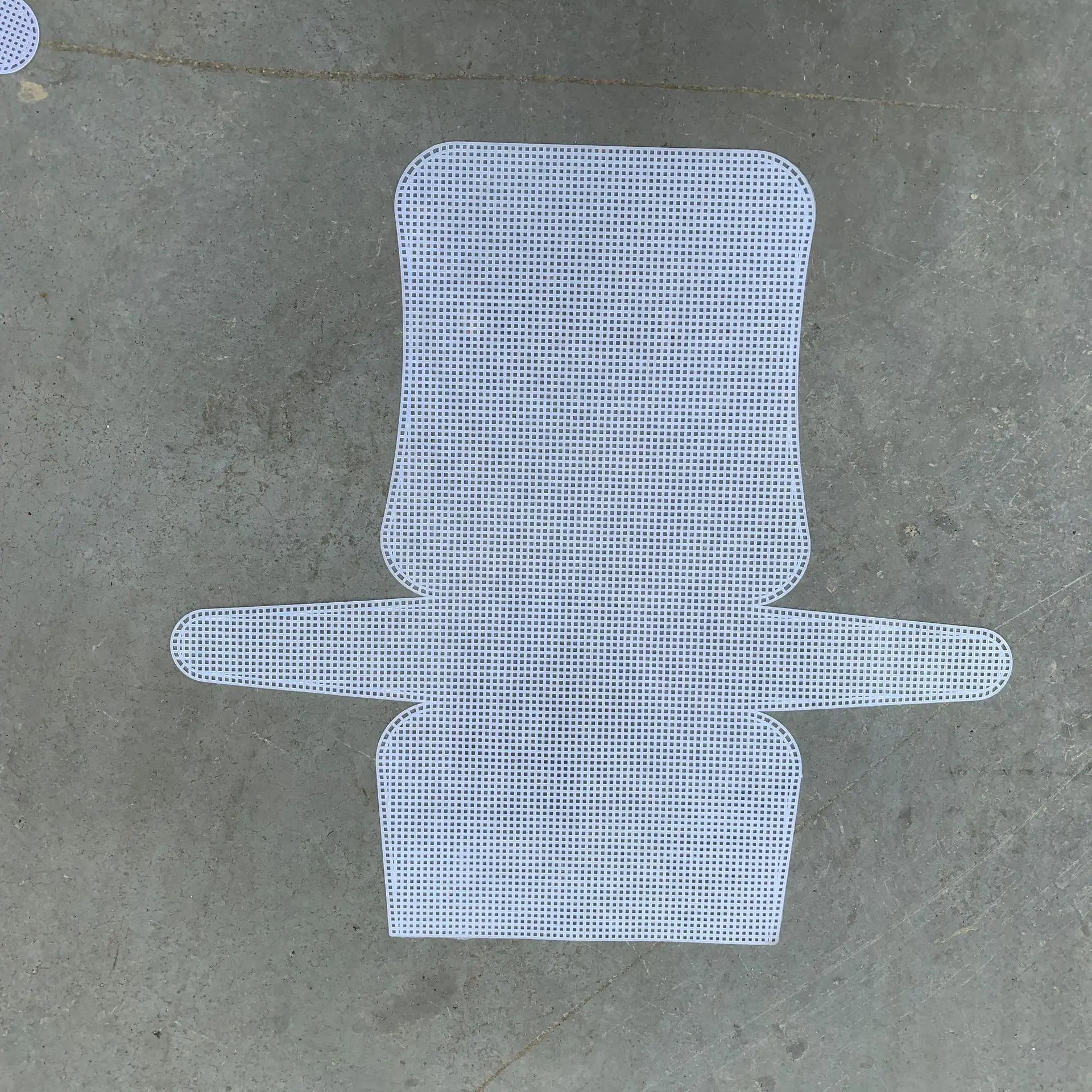 Wholesale DIY hand-woven plastic mesh crochet bag mesh coral velvet yarn bag