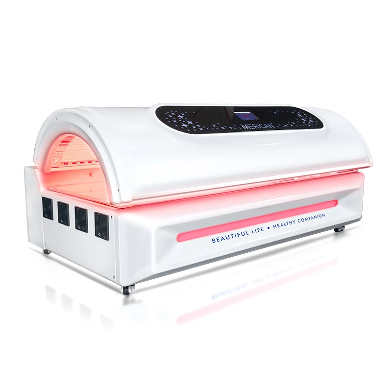 LED Beauty Red Light Therapy Bed near Infrared 660nm Photobiomodulation Device for Body Skin Rejuvenation Desktop Type
