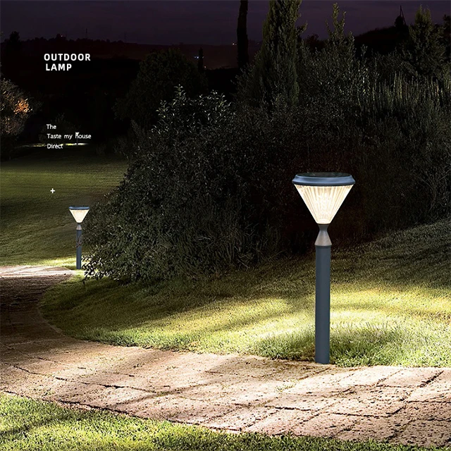 Solar lawn lamp home yard lawn lamp garden villa landscape courtyard outdoor waterproof bollard lights