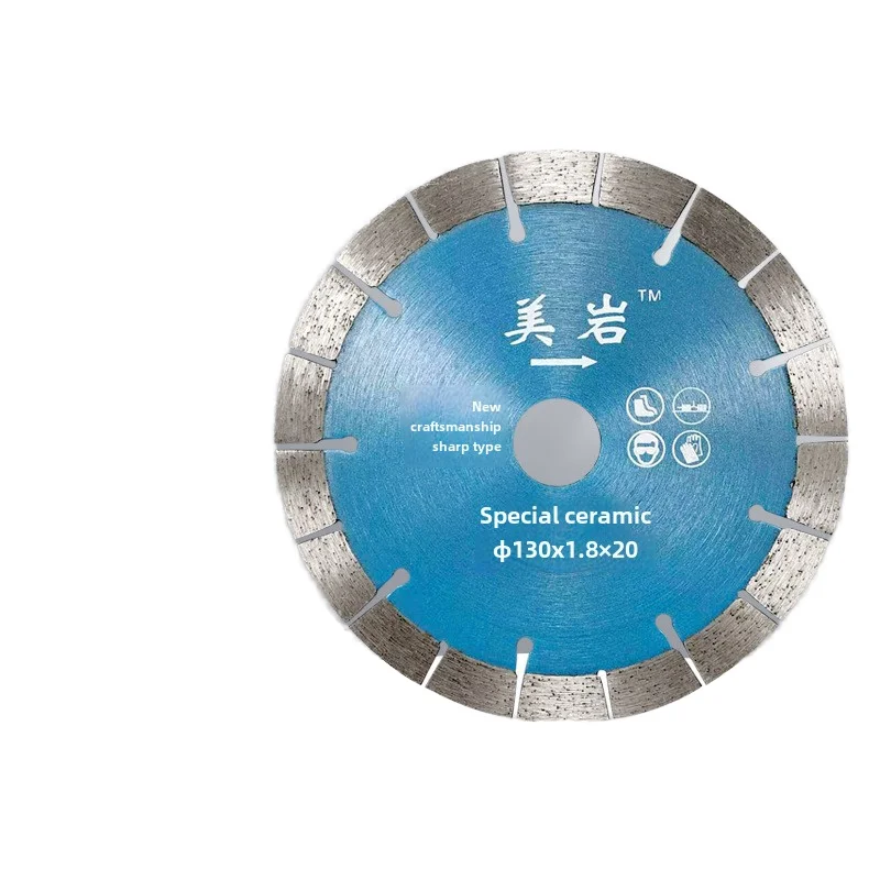 Industrial Grade 350mm Ceramic Diamond Saw Blade Concrete Cutting Circular Shape Laser Welded Wet Dry Use Granite Stone Cutting