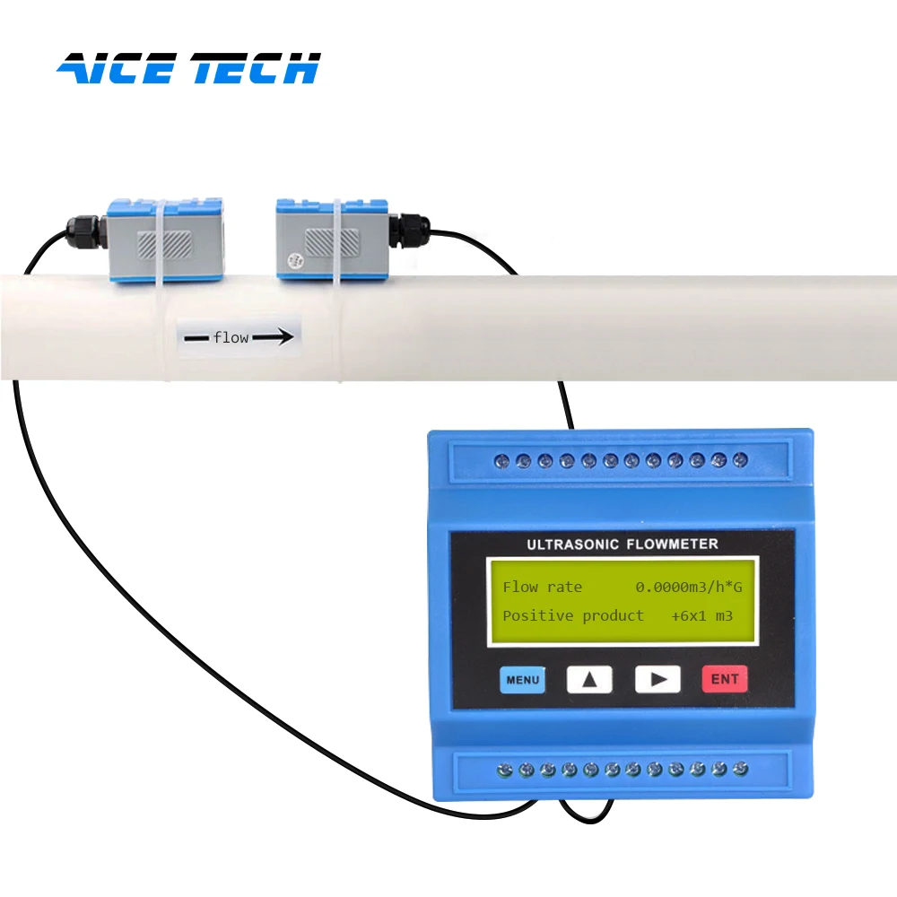 Aice Tech clamp on flow meter
