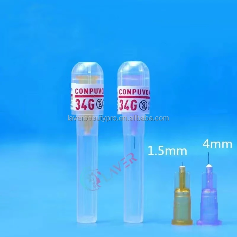 On sale disposable needles facial care mesotherapy injection 30G 32G 34G hypodermic meso needle for beauty