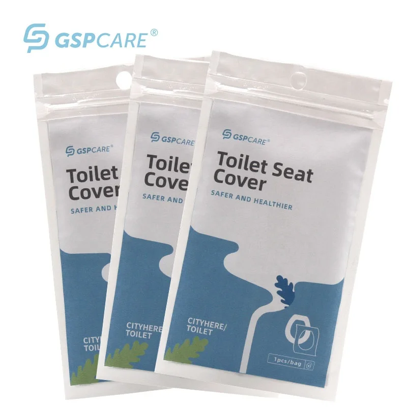 1pcs/bag Individually wrapped disposable waterproof hygienic large toilet seat covers for public travel