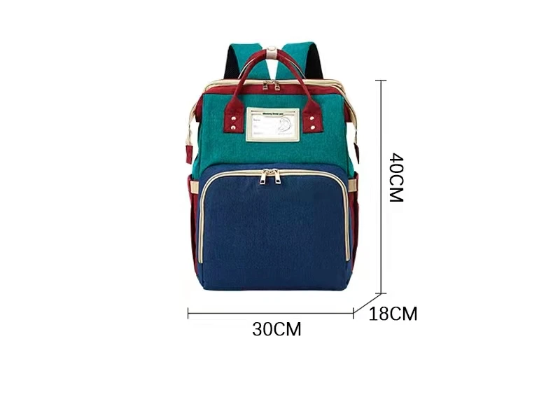 2022 Diaper Bags Waterproof Multifunctional Baby Nappy Bag With USB Mummy Sleeping Bag
