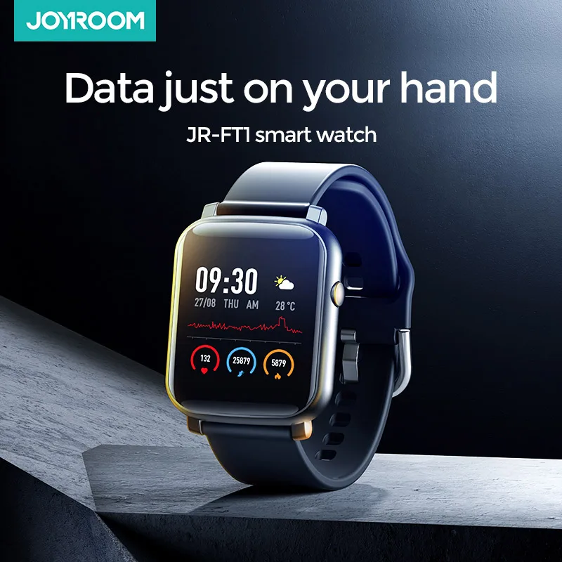  Joyroom 2021 Новые поступления JR-FT1 фитнеса занятий спортом Ip68 водонепроницаемый смарт-часы Inteligentes