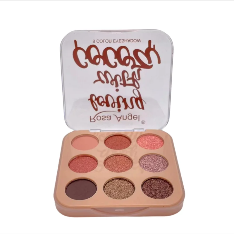 Glitter Eyeshadow 9 Colors Shadows Palette Cosmetics Shimmer Eye Make Up Eye Shadow