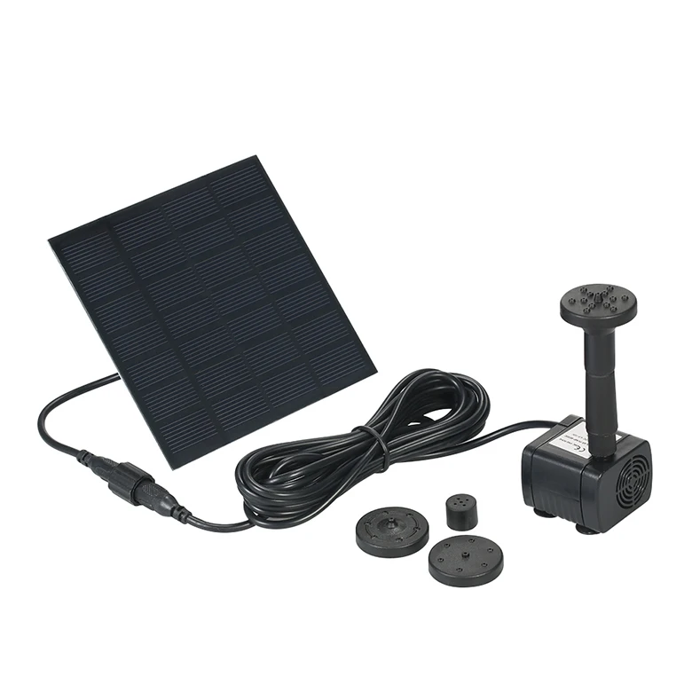 Solar Powered Water Pump Waterfalls Solar Panel Solar Fountain Pump for Bird Bath Fish Tank Pond Water Pump Garden Decoration