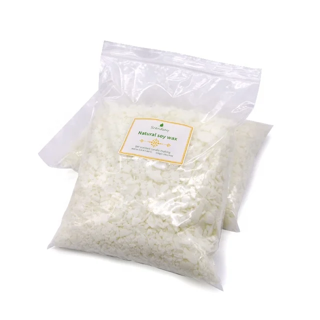 SW 100% organic pure soybean wax soy wax flakes 500g/bag for candle making