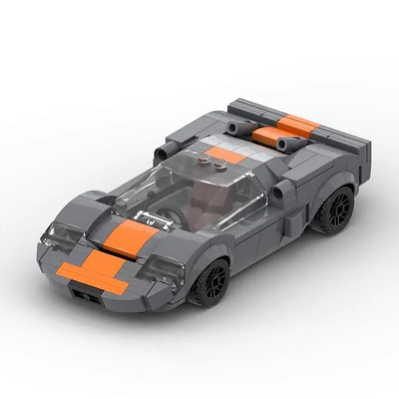 MOC FordS GT40 Mk1 игрушка гоночный автомобиль восемь ИРД сборка подарок на праздник или день рождения для мальчиков и девочек