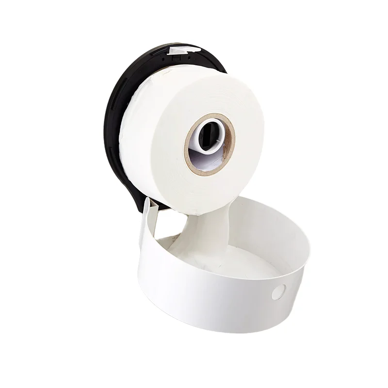 Wall-mounted Kitchen  Plastic Center Pull Toilet Napkin Holder Jumbo Roll Paper Towel Dispenser With Visible Window