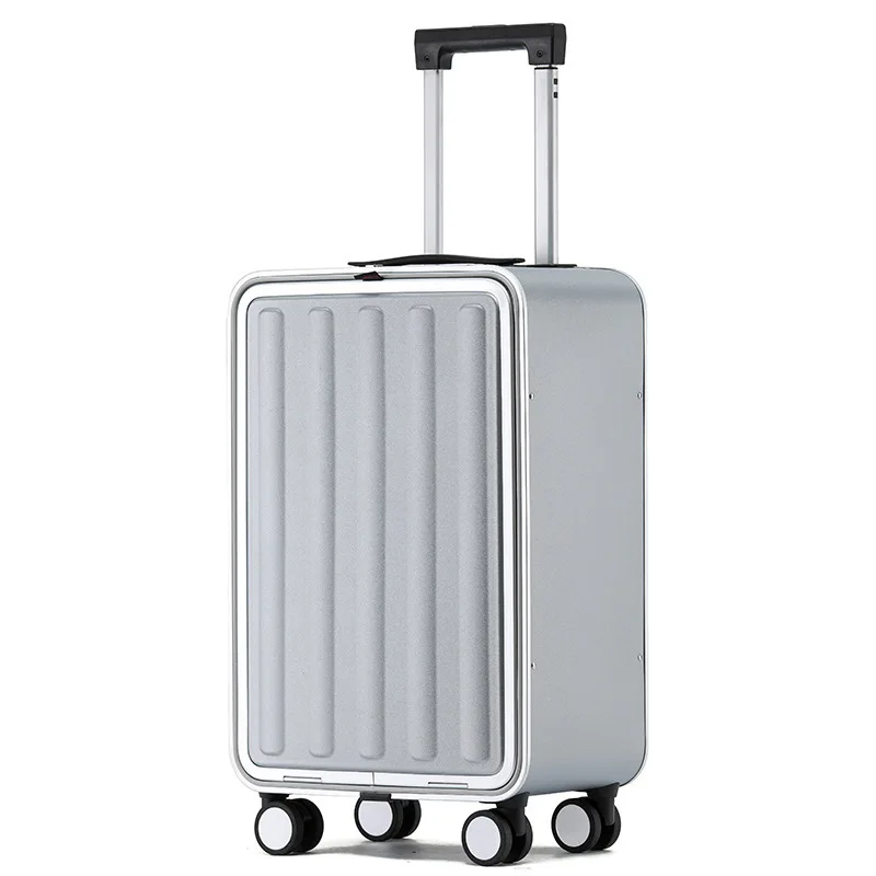 Korea Travel Bag Suitcase Luggage Case New design travel aluminium trolley aluminum luggage suitcase China luggage metal frame