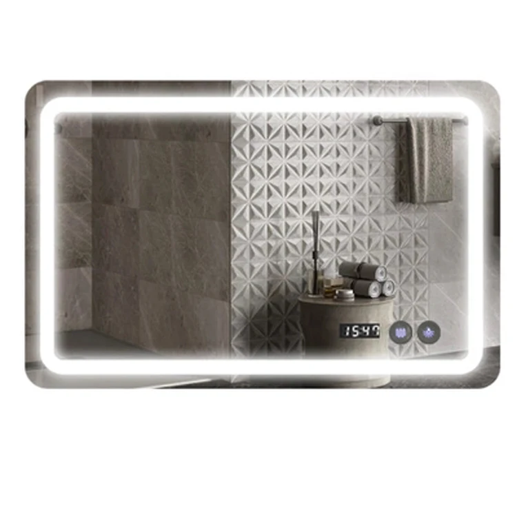 wall mounted smart led mirror large size bathroom mirror Modern Luxury mirror with led light