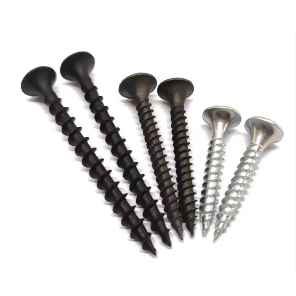 Safety Fine Coarse Thread Bugle Head Black Phosphate Good Price Gypsum Drywall Screws for Construction Indoor and Outdoor