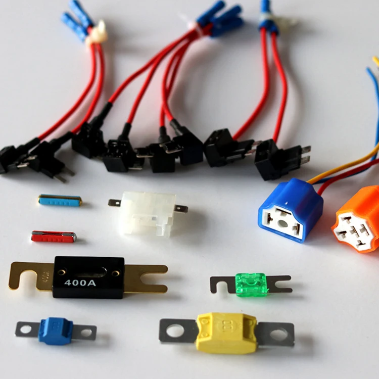 Low voltage auto fuse fusibles automotriz 2A to 40A zinc alloy car fuse 10a/15a/20a car fuse set small car insert fuse