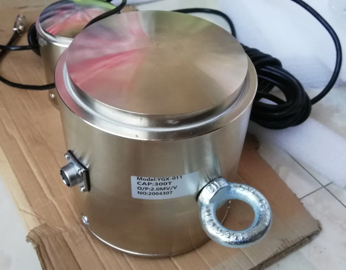 Heavy duty compression load cell weight sensor force transducer for civil engineering power plant foundation loads test machine