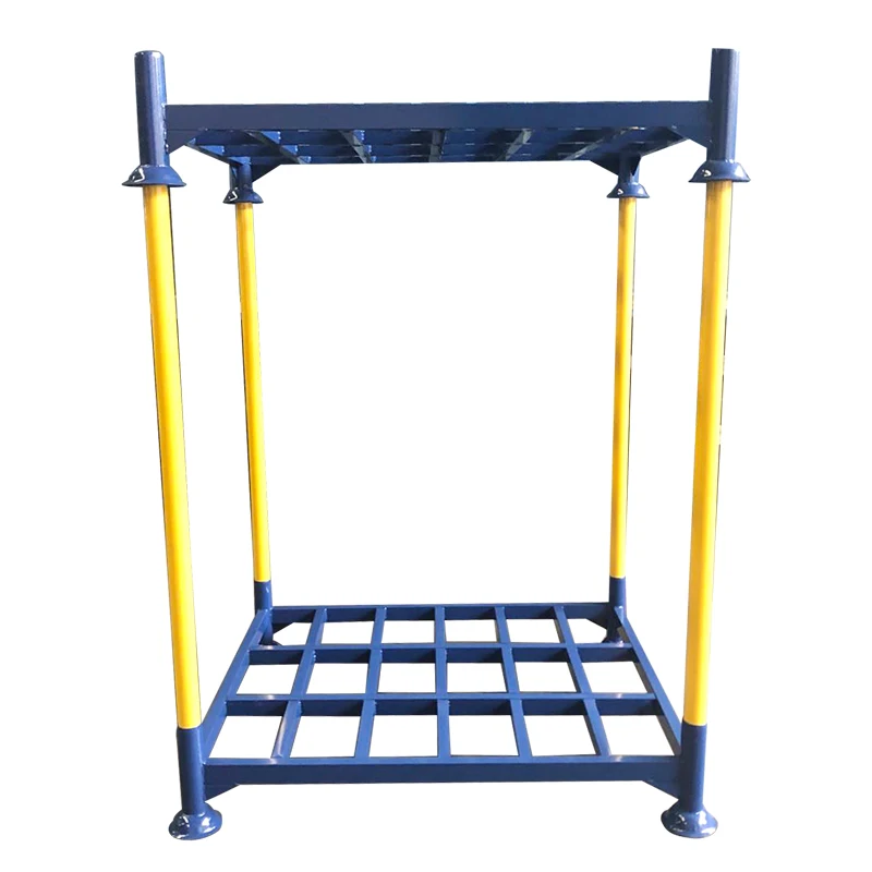 Stackable galvanized Steel Stillage Storage Racks steel pipe metal post pallet