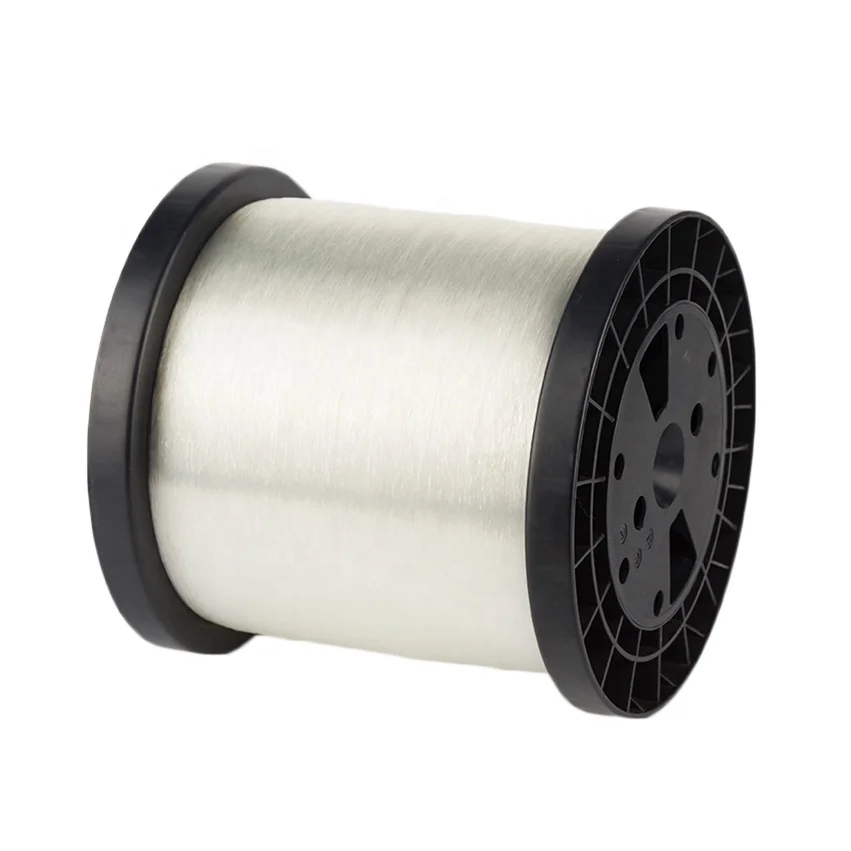Superior quality Polyamide 6 monofilament thread 0.25mm raw white black color for 3D spacer fabric mattress