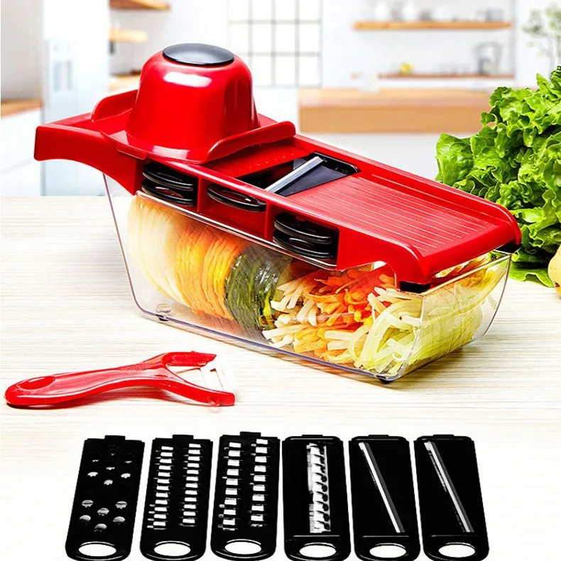 Multifunctional Vegetable Cutter Potato Carrot Fruit Small Tools Onion Vegetable Chopper With Container Shredder