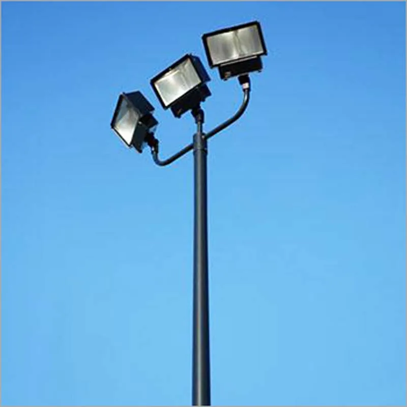 Round Steel Bullhorn with 2 Arms at 180 Degrees