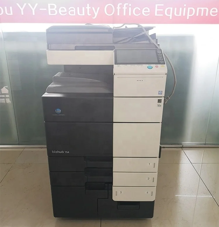Черно-белая машина копировальная печать сканер 3 в 1 для Bizhub Konica Minolta 654 654e принтер быстрая скорость 75ppm