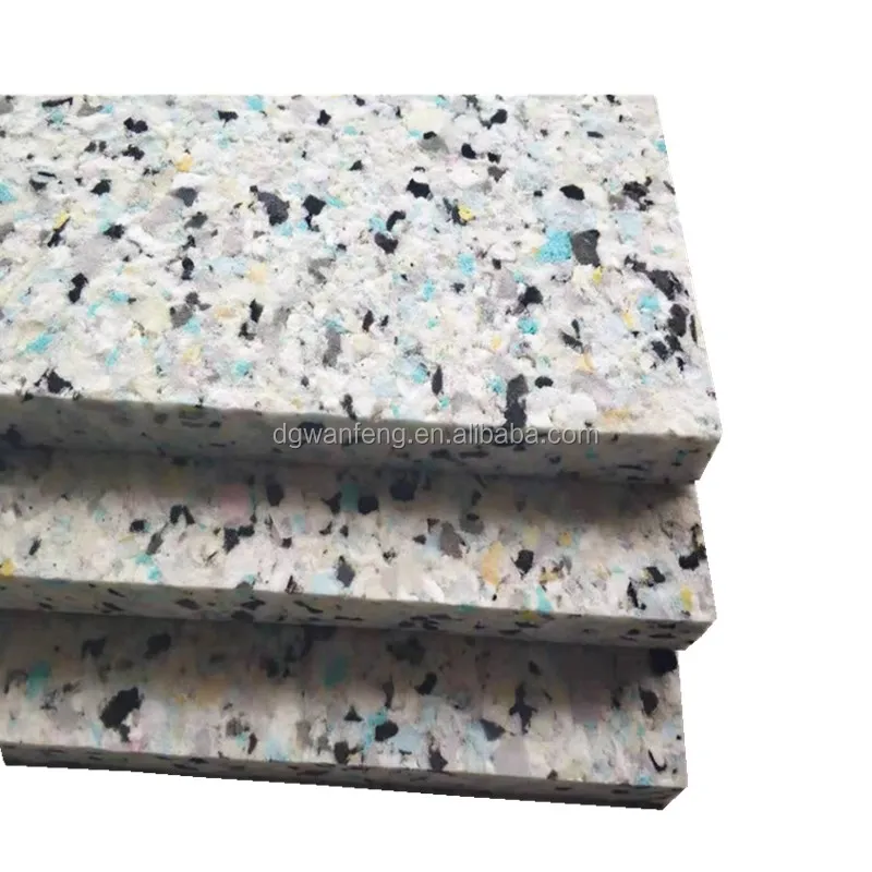 Factory Wholesale bonded foam mattress A range recycled pu foam sheet