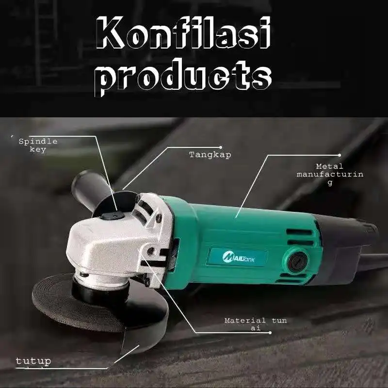 Mailtank Professional Portable Power Tools Mini Electric Angle Grinder