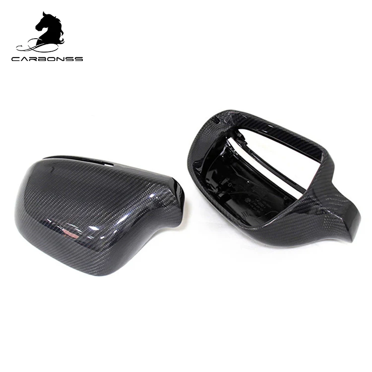 Fit For Audi A4 S4 A5 S5 S3 Replacement Type Carbon Fiber Mirror Cover Customized Rearview Cover Caps