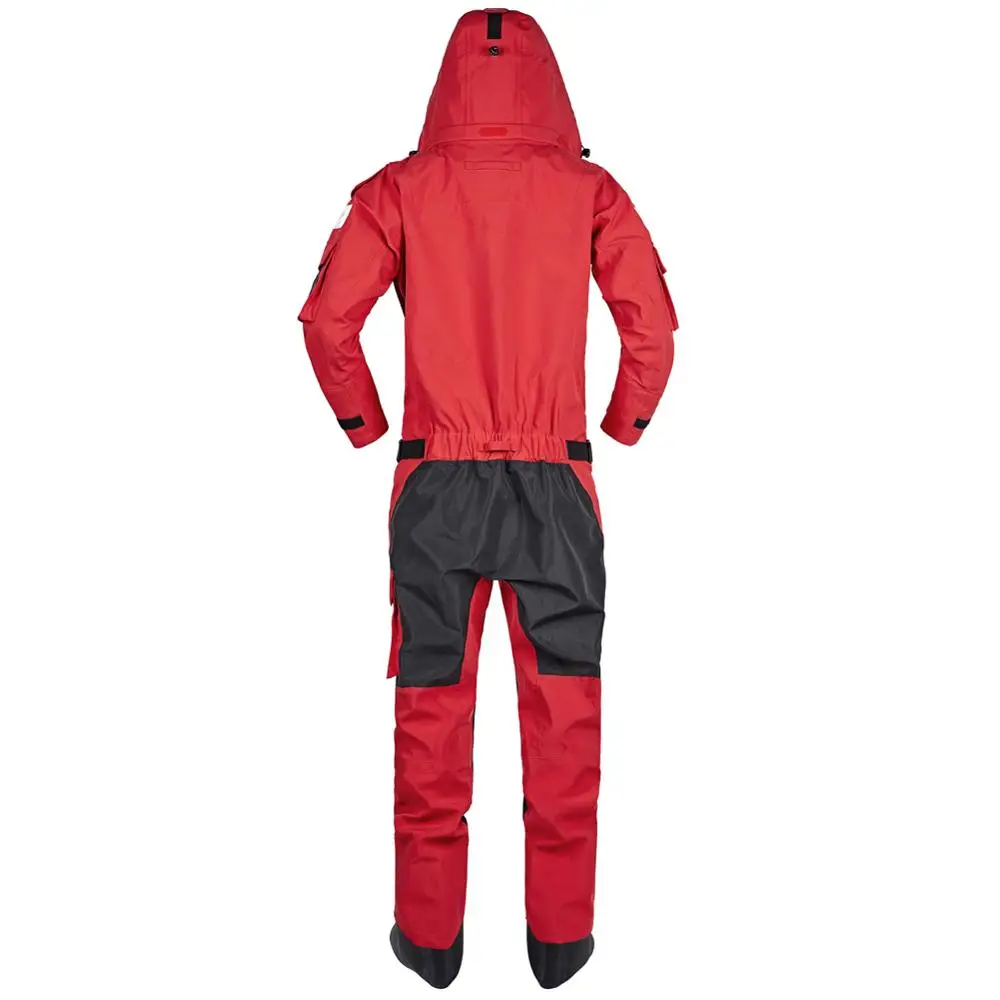 Мужской уличный спортивный байдарный сухой костюм дышащий на молнии спереди водонепроницаемый со светоотражающей полосой Парусная Одежда