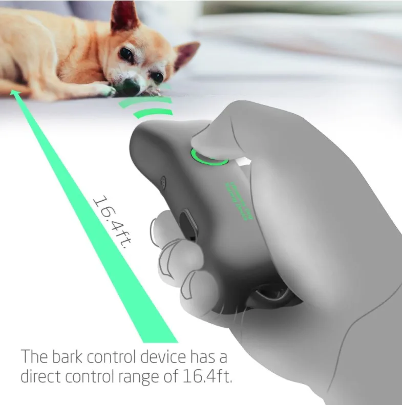 Small Portable USB Charge Ultrasonic Pet Trainer Repeller Dog Anti Barking Device Dog Repellent