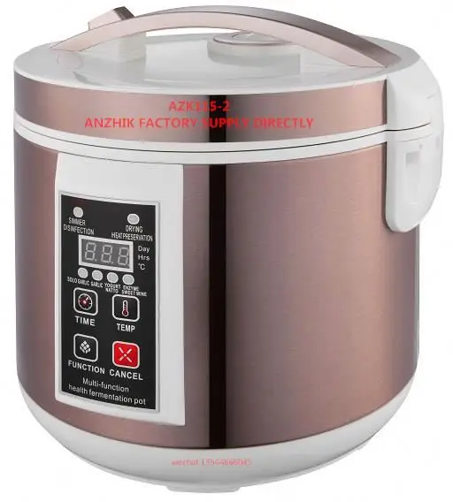 Health fermentation pot 5L/ Fully automatic fermentation pan/home use electric heating pot black garlic fermenter AZK115-2