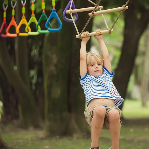 Портативные 50ft Детские ниндзя накладные линии с препятствиями для детей