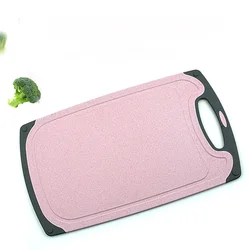 High Quality Kitchen Cookware Round Corner Plastic Cutting Chopping Board