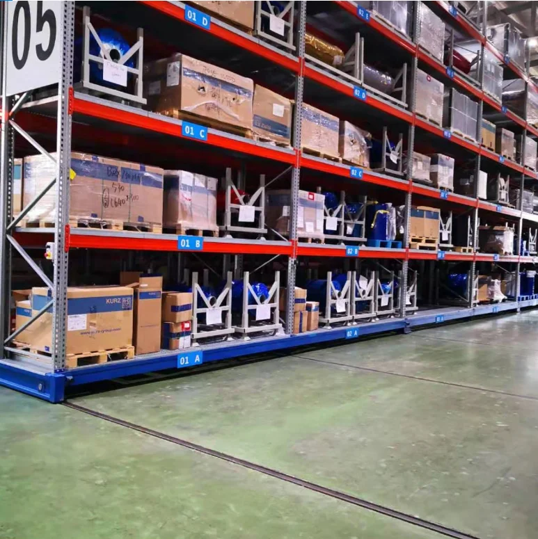 Low Price Electric Mobile Pallet Racking Warehouse Storage System Steel Used Pallet Racking