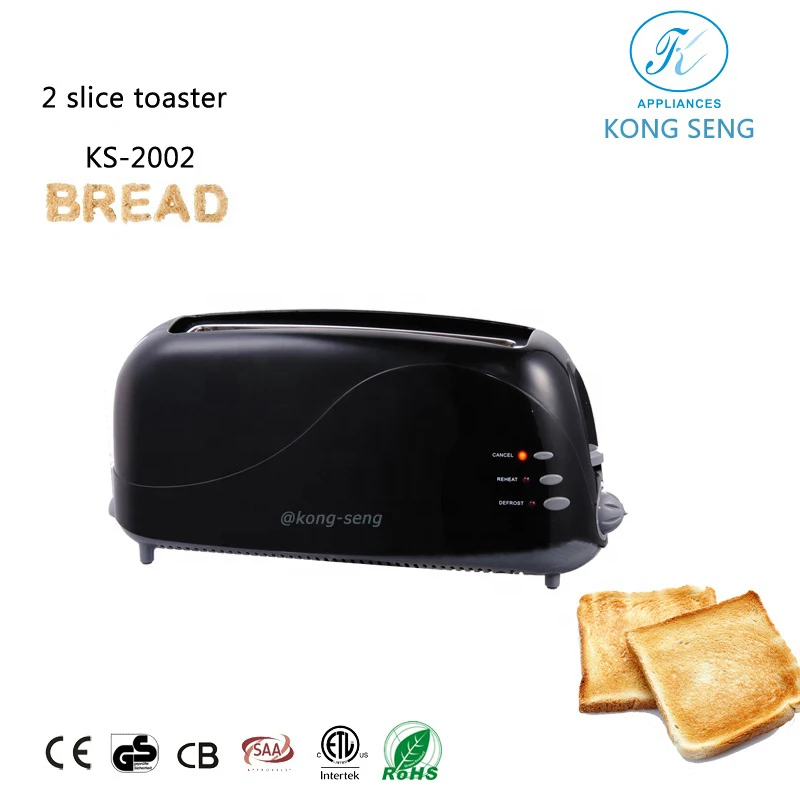wholesale 2 Slice 1 Slot Plastic Toaster Retro Toaster Electric Toaster