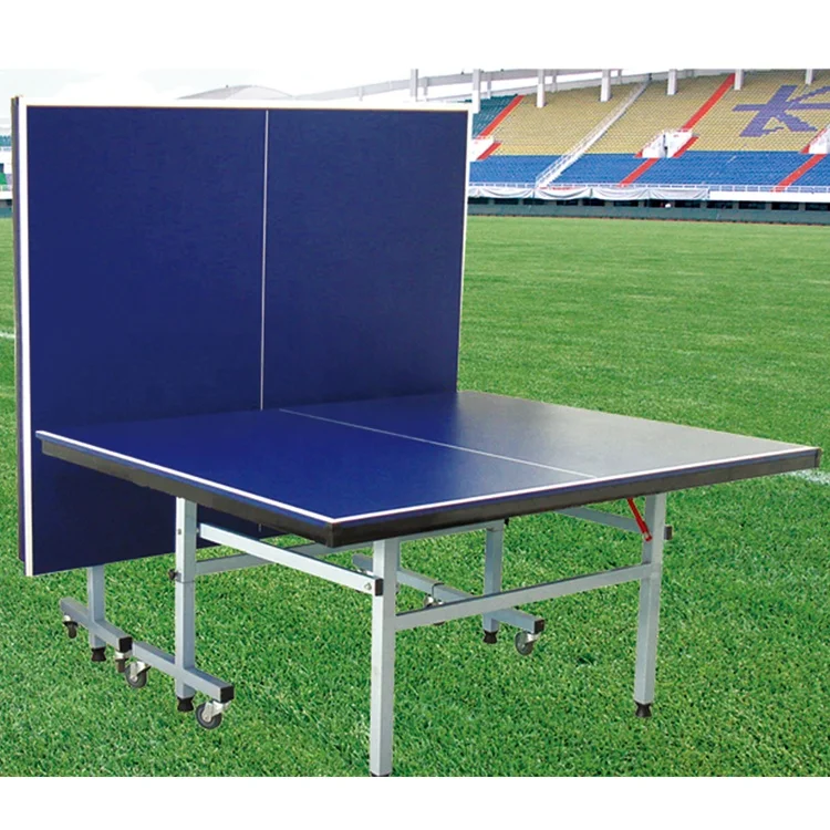 Removable Rainbow Ping Pong Table Legs SMC Outdoor Ping Pong Table