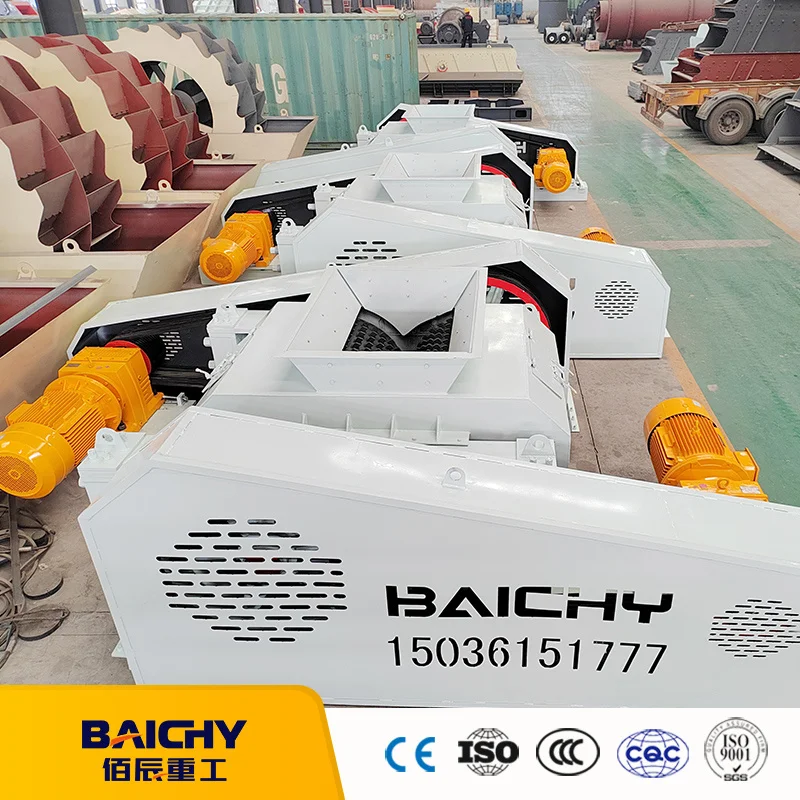 Самая популярная роликовая дробилка Модель 2PG-610*400 двойная от производителя машина для производства песка цена