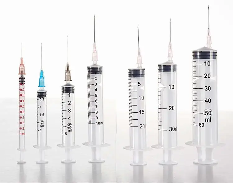 CE ISO Medical Disposable Latex or Latex free concentric Syringe Luer Slip1ml,2ml, 3ml,5ml,10ml, 20ml,30ml,