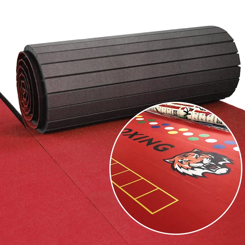 Rolled wrestling sports taekwondo combat puzzle foam rollout mat mma bjj floor tatami mats 2024