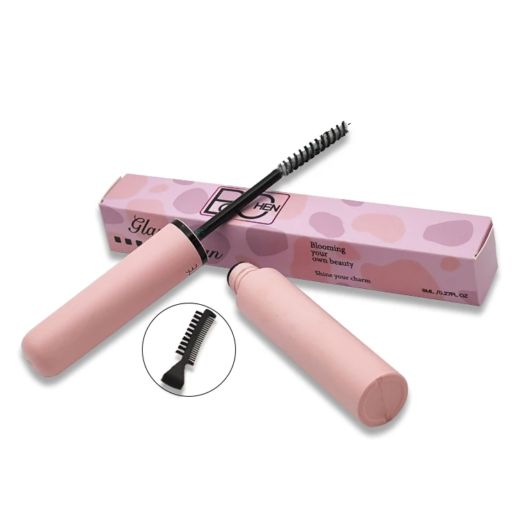 Private Label Double Head Hold Brows Laminated Eyebrow Glue Styling Gel Long-Wear Wild Eyebrow Liquid for Enhanced Eyes Makeup