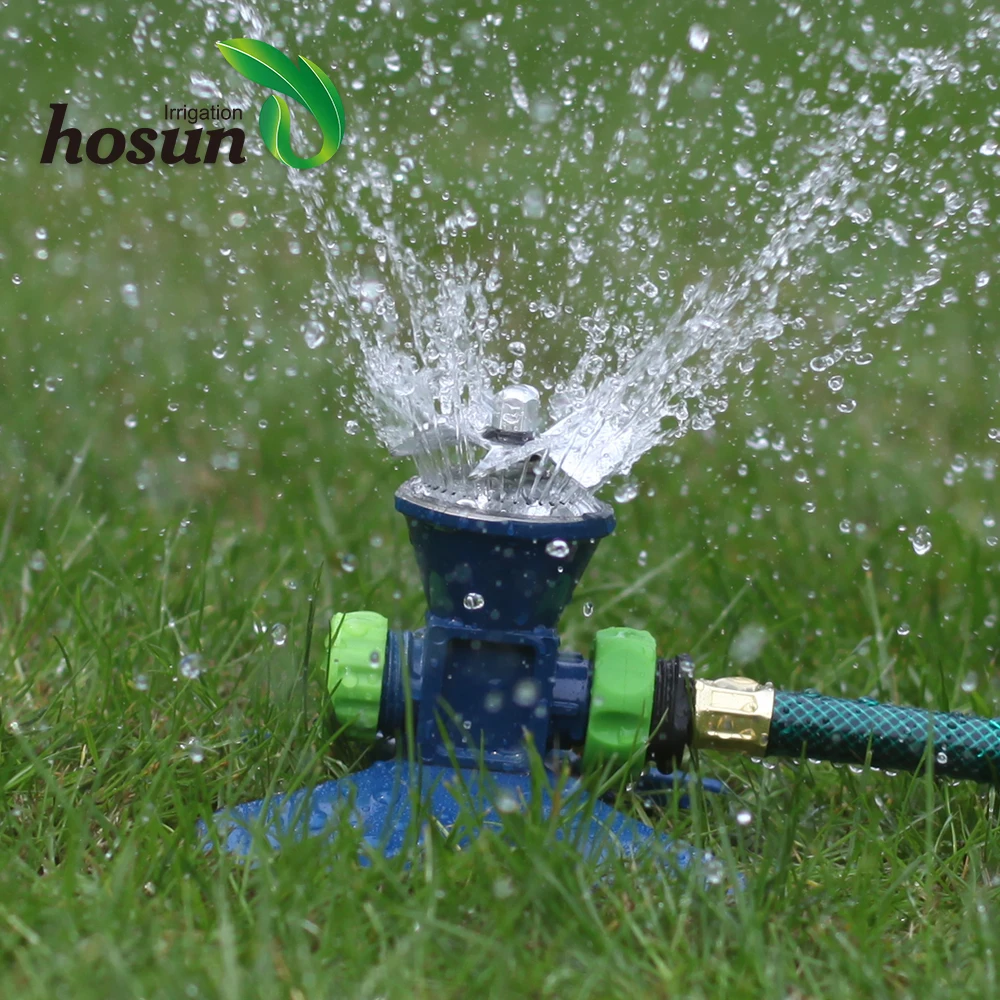 Whosale price garden lawn 360 degree automatic plastic multi-head water sprinkler
